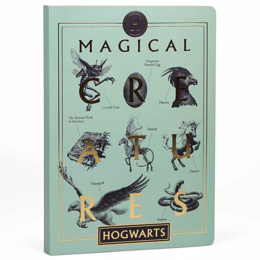 Harry Potter Magical Creatures A5 Notebook Image 1