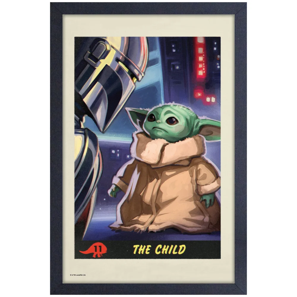Star Wars The Mandalorian The Child Framed Art Print Image 1