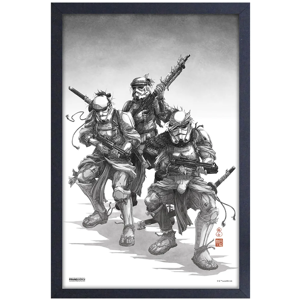 Star Wars: Visions Stormtroopers Framed Art Print Image 1