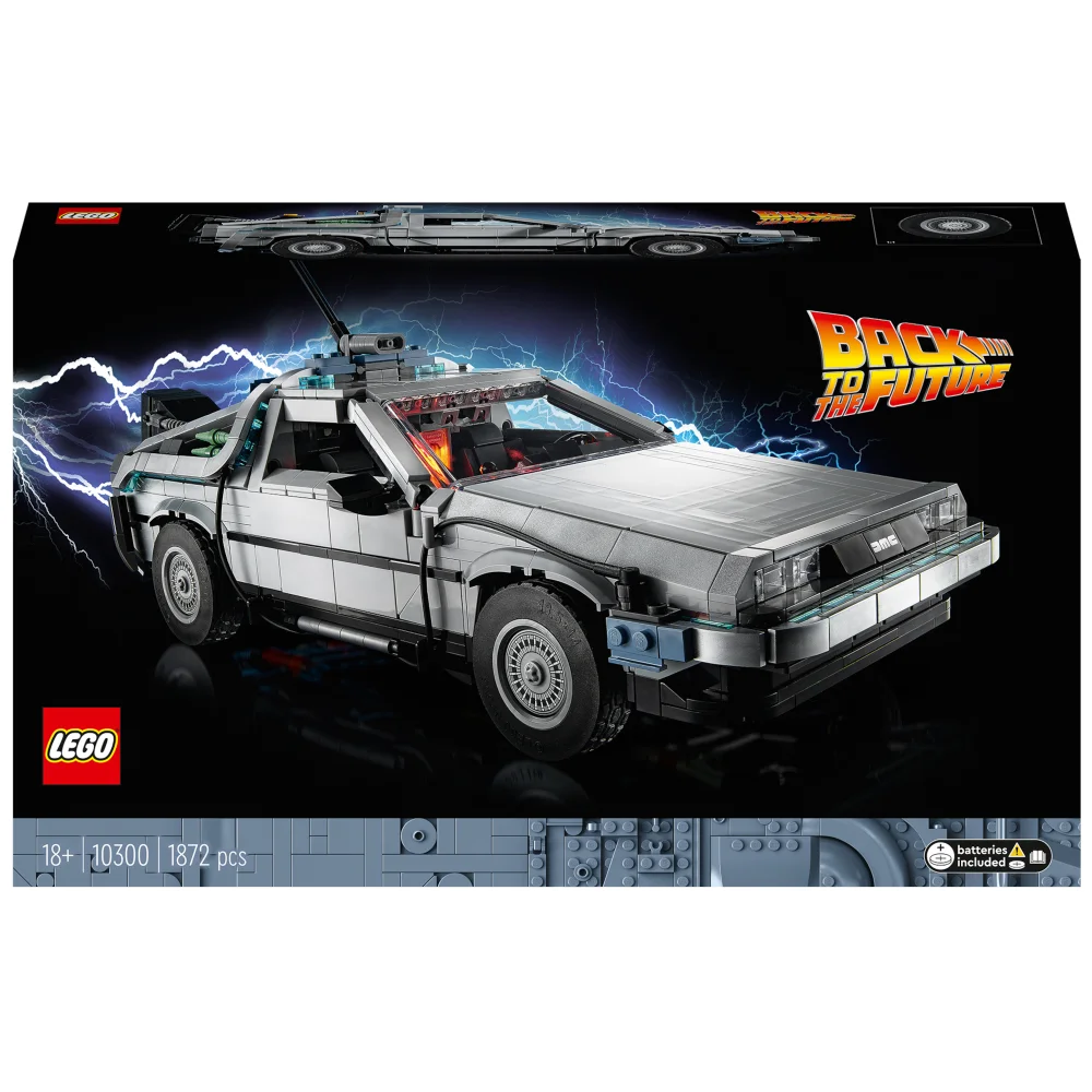 LEGO Icons Back to the Future Time Machine Car Set (10300) Image 1