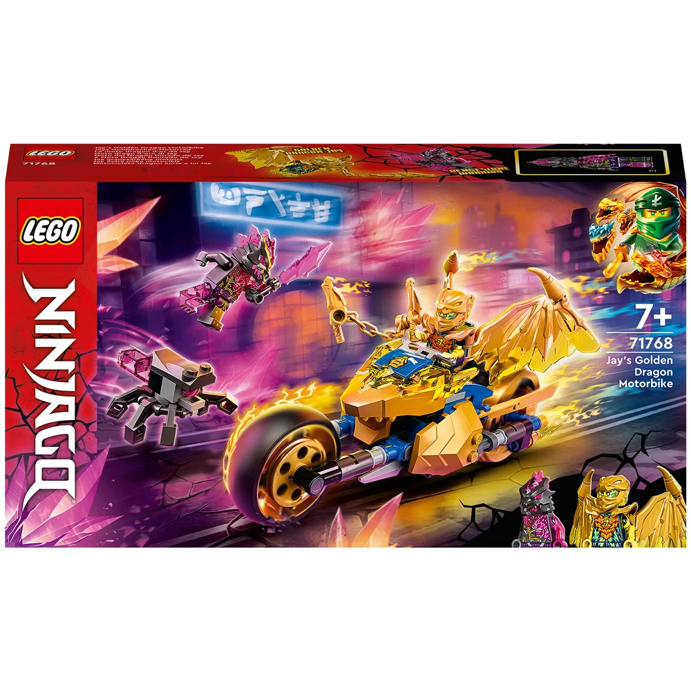LEGO NINJAGO: Jay's Golden Dragon Motorbike Toy (71768) Image 1