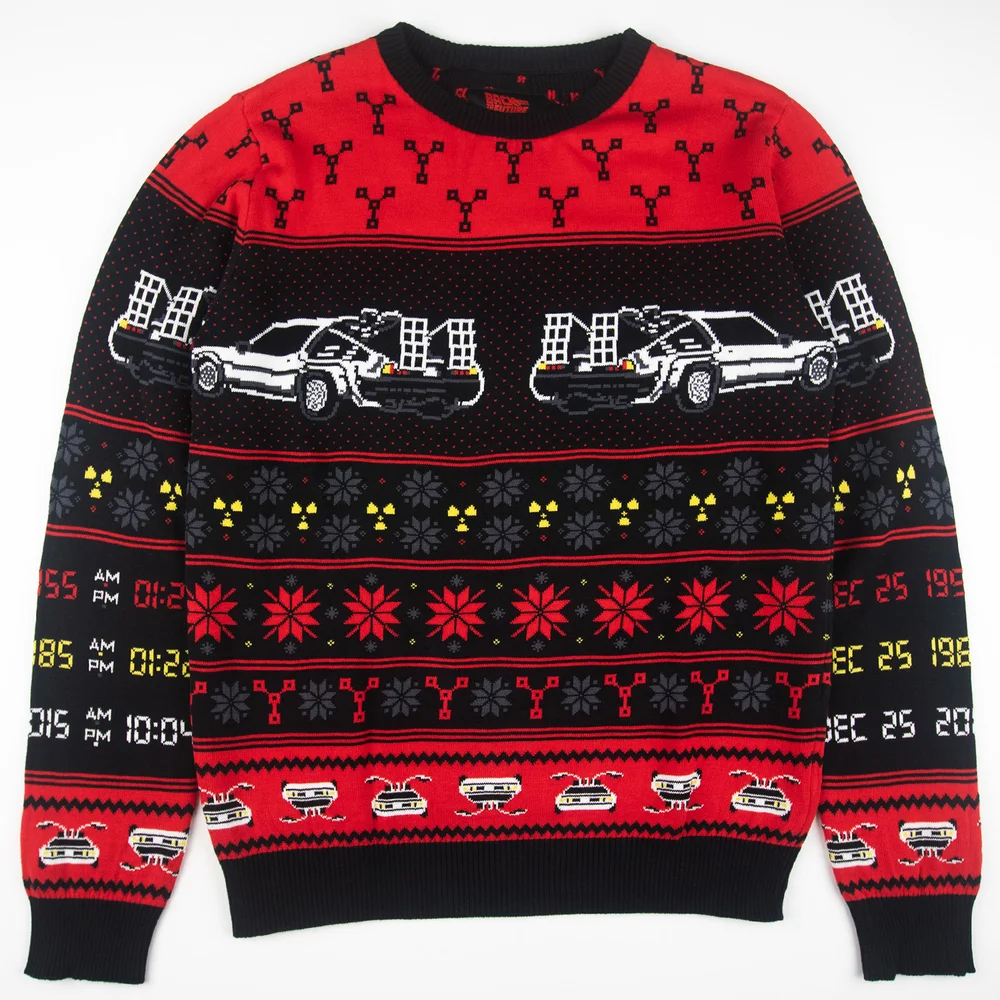 Back to the Future 1.21 Jinglewatts Knitted Christmas Jumper - XS Image 1