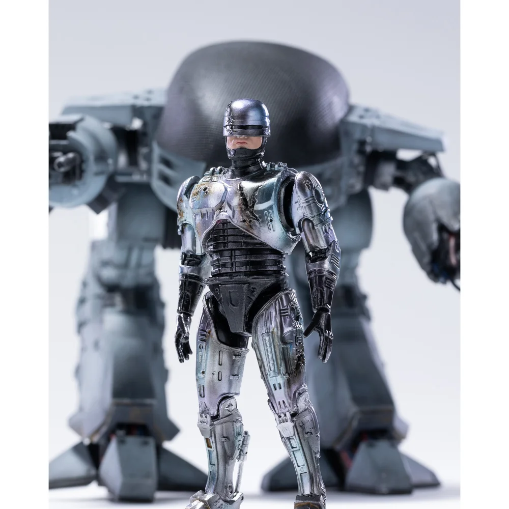 HIYA Toys Robocop 1/18 Scale Battle Damaged RoboCop vs ED-209 (SDCC 2022 Exclusive) Image 1
