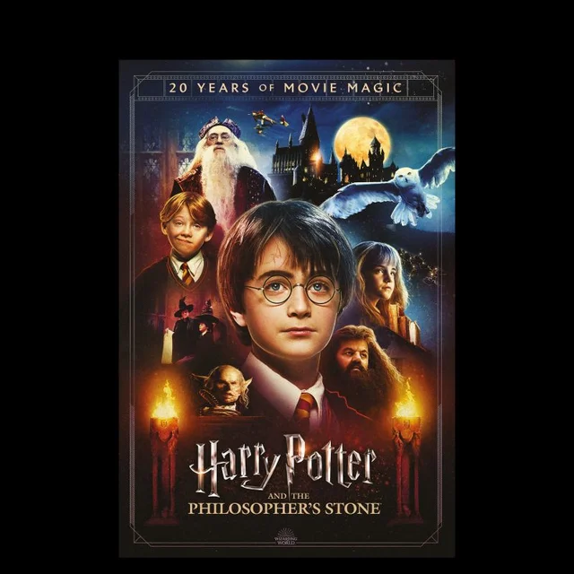 Harry Potter Philosopher's Stone Unisex T-Shirt - Black