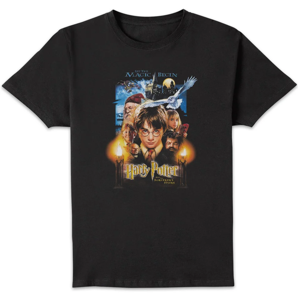 Harry Potter The Sorcerer's Stone Unisex T-Shirt - Black - S Image 1