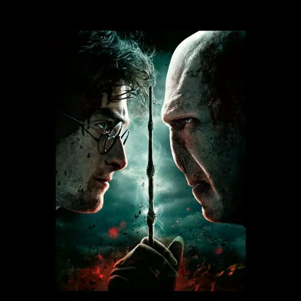 Harry Potter Deathly Hallows - Part 2 Hoodie - Black