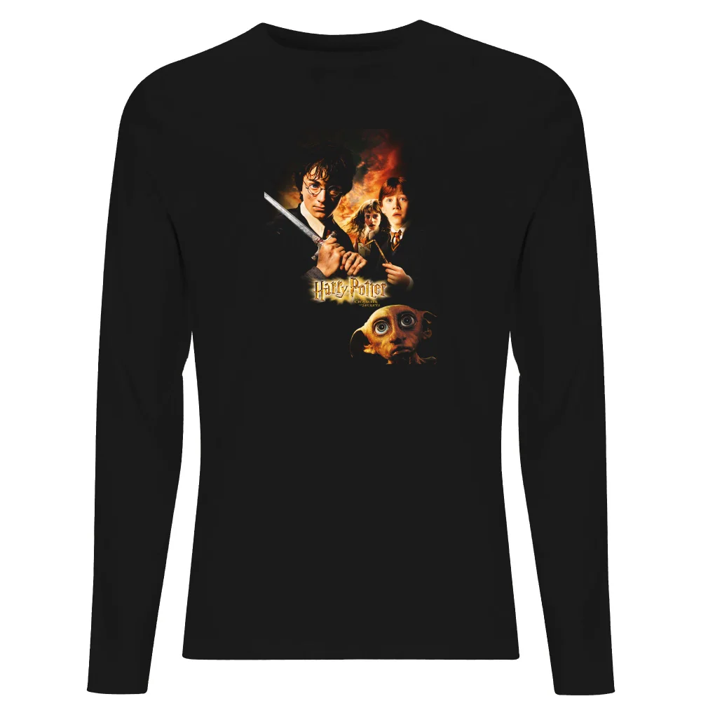 Harry Potter Chamber Of Secrets Unisex Long Sleeve T-Shirt - Black - XS Image 1