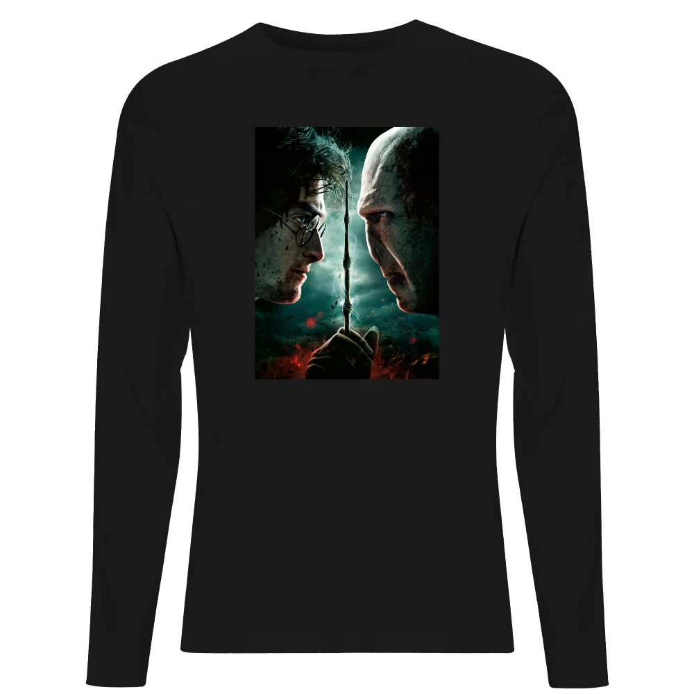 Harry Potter Deathly Hallows - Part 2 Unisex Long Sleeve T-Shirt - Black - XS Image 1