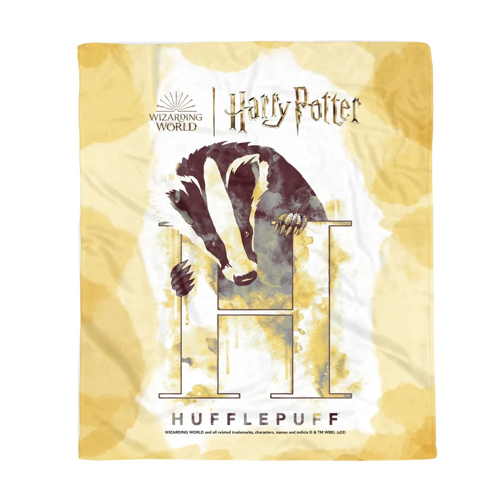 Harry Potter Hufflepuff Fleece Blanket - M Image 1