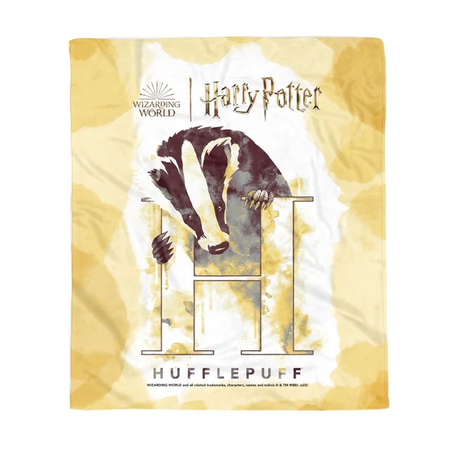 Harry Potter Hufflepuff Fleece Blanket