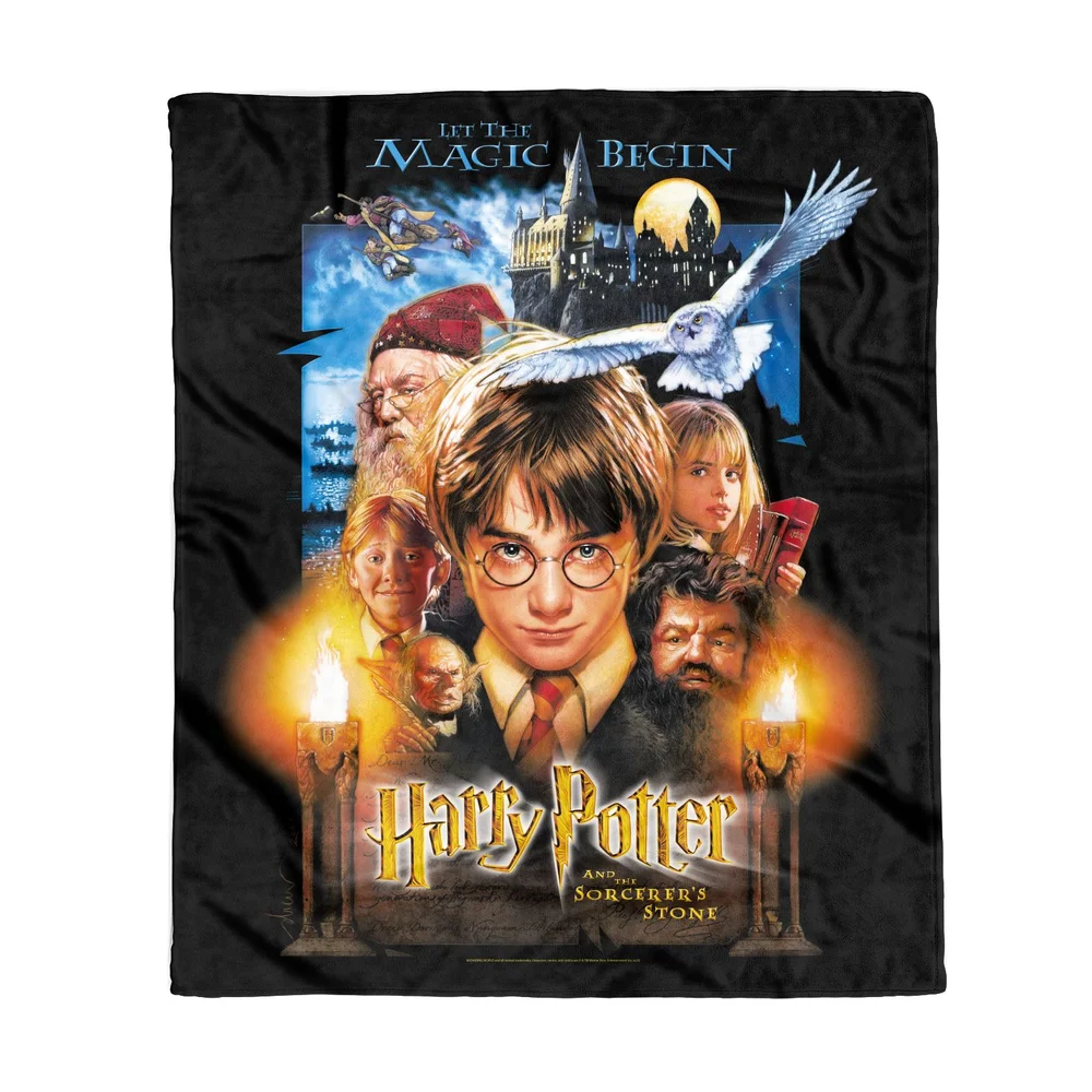 Harry Potter Sorcerer's Stone Fleece Blanket - M Image 1