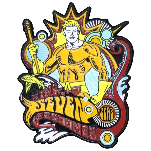 Fanattik Aquaman DC Comics Limited Edition Pin Badge