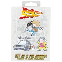 Fanattik Back to the Future Limited Japanese Edition Pin Badge Set