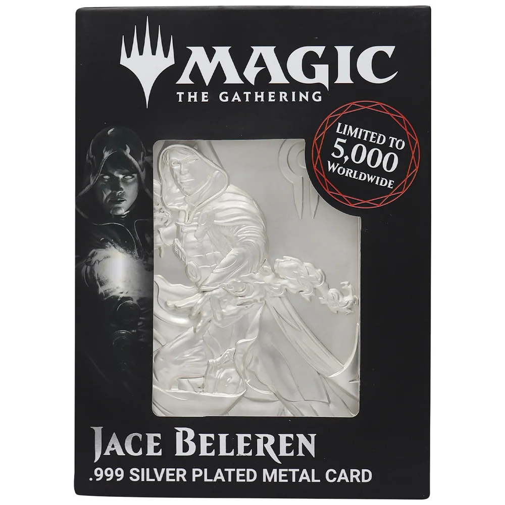 Fanattik Magic the Gathering Limited Edition .999 Silver Plated Jace Beleren Metal Collectible Image 1