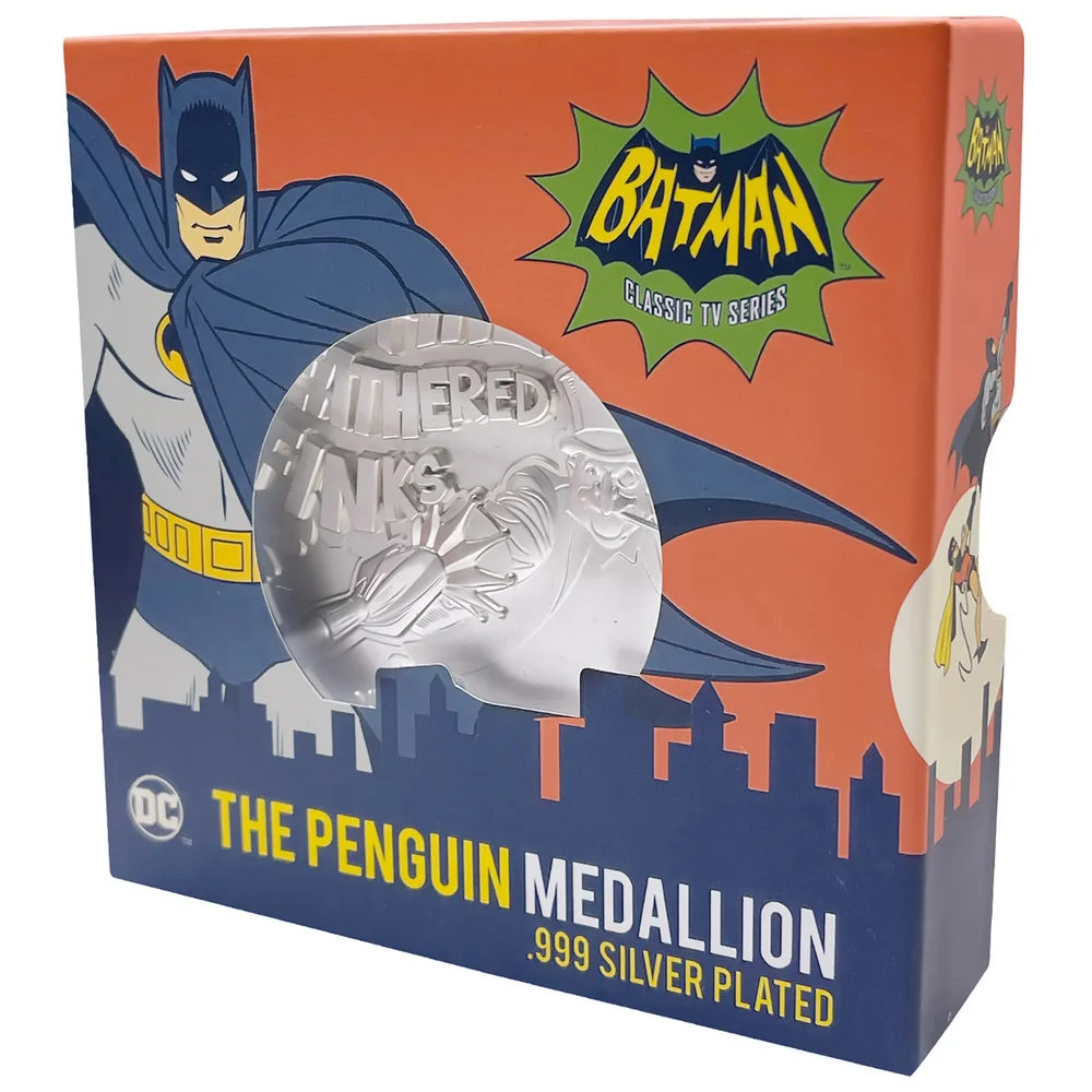 Fanattik The Penguin .999 Silver Plated Medallion Image 1