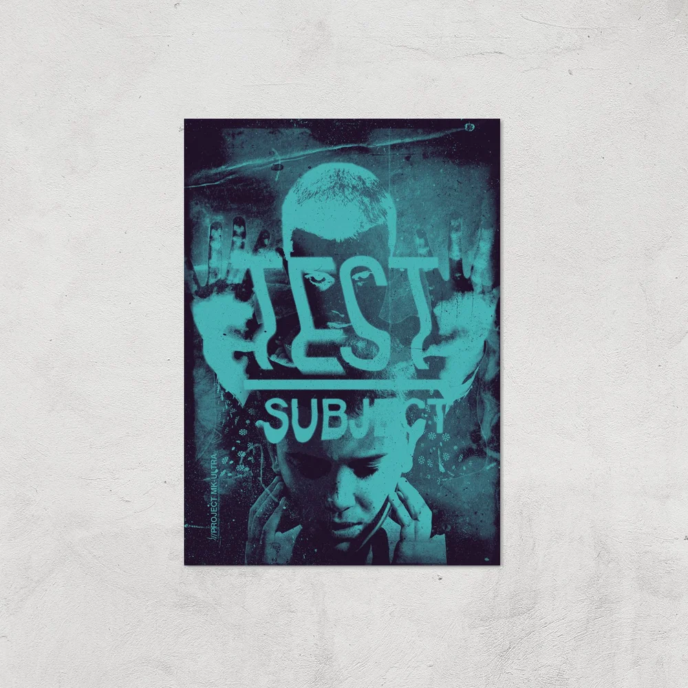 Stranger Things Test Subject Giclee Art Print - A4 - Print Only Image 1