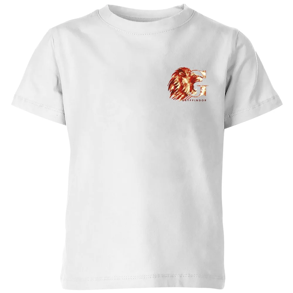 Harry Potter Gryffindor Kids' T-Shirt - White - 3-4 Years Image 1