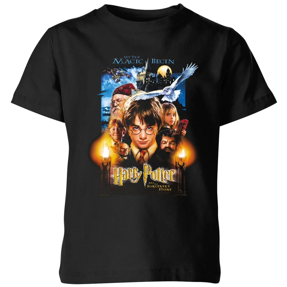 Harry Potter The Sorcerer's Stone Kids' T-Shirt - Black - 3-4 Years Image 1