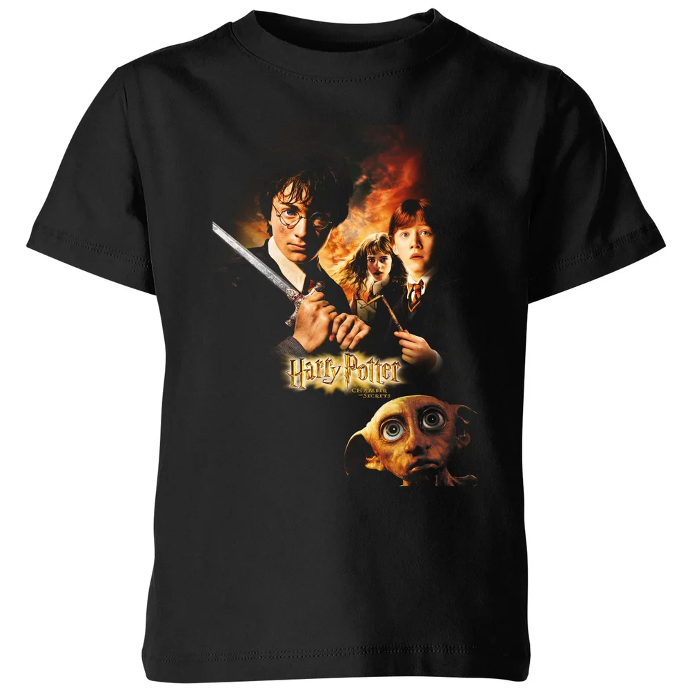 Harry Potter Chamber Of Secrets Kids' T-Shirt - Black - 3-4 Years Image 1