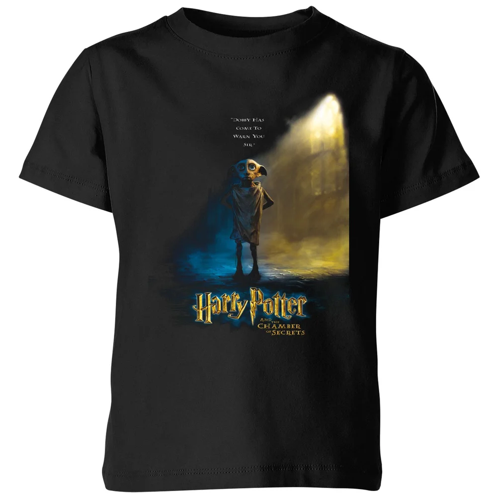 Harry Potter Chamber Of Secrets - Dobby Kids' T-Shirt - Black - 3-4 Years Image 1