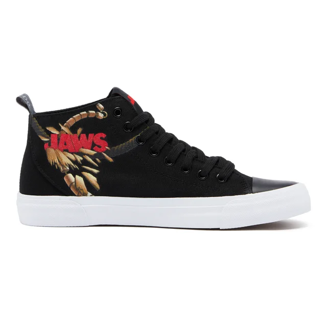 Akedo x Jaws Bigger Boat High Top - Black