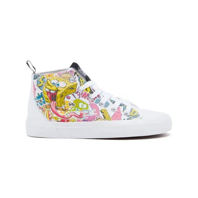 Akedo x SpongeBob SquarePants Kids' High Top - White