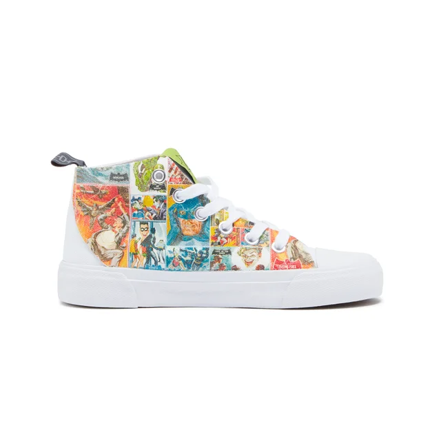 Akedo x DC Comics Batman Classic Kids' High Top - White