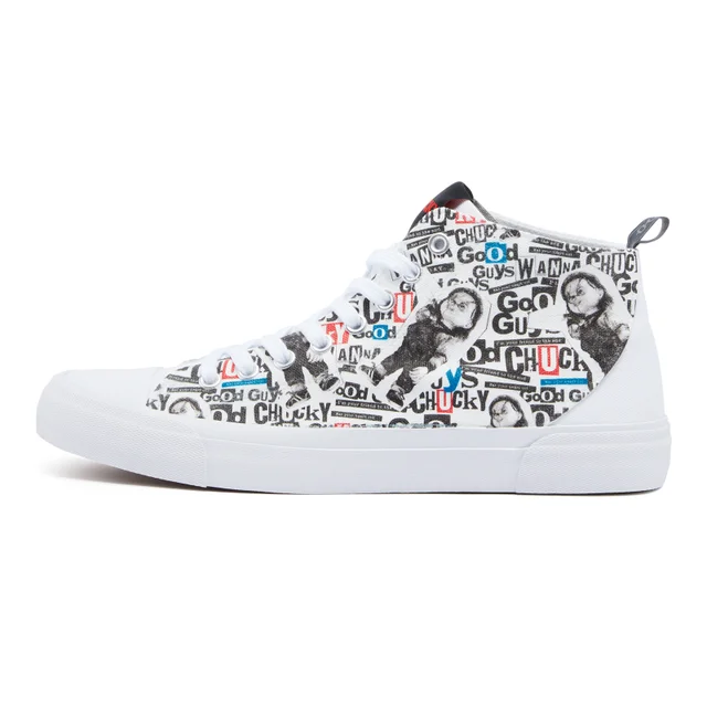 Akedo x Chucky Ransom High Top - White