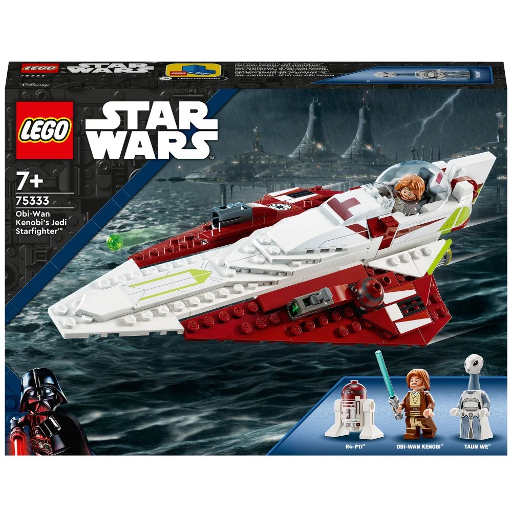 LEGO Star Wars Obi-Wan Kenobi's Jedi Star Fighter Toy (75333) Image 1