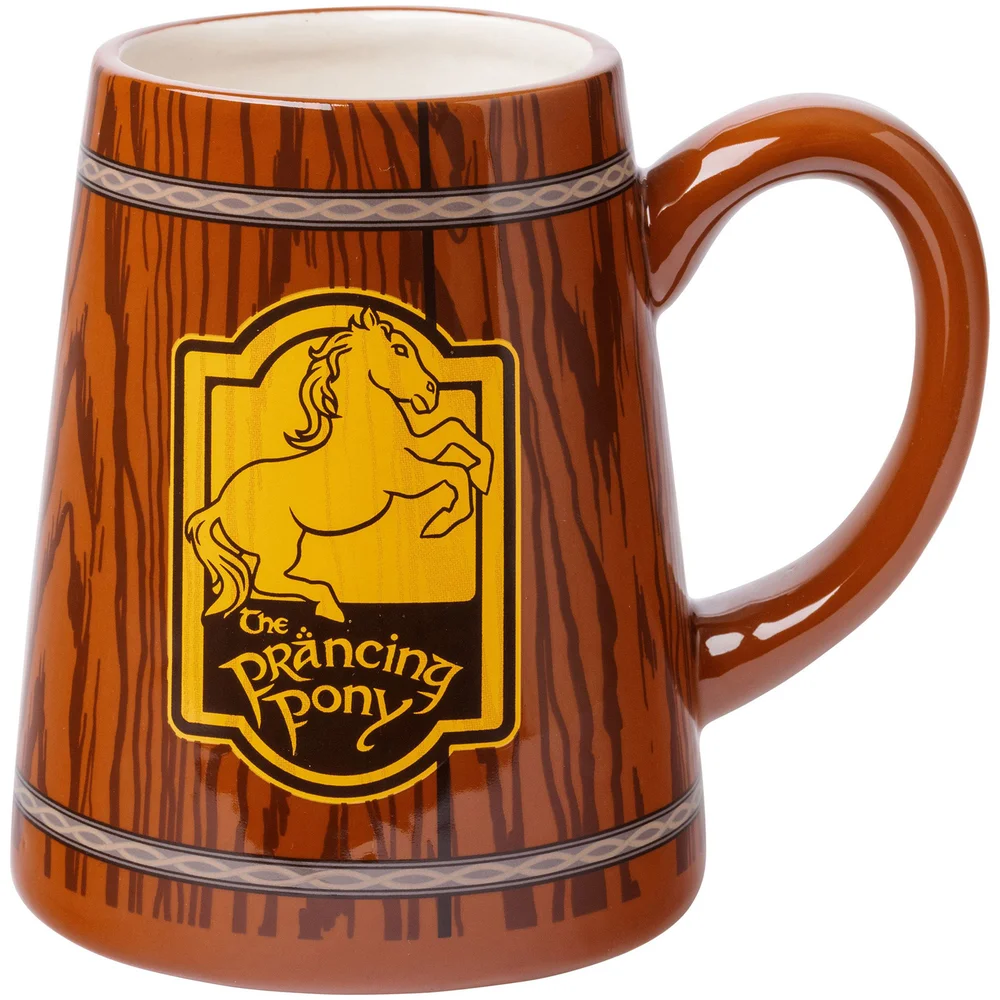 Lord of the Rings Prancing Pony Sculpted Ceramic Mug Image 1