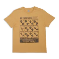 Jurassic World Dino Tracks Pocket Guide Men's T-Shirt - Tan