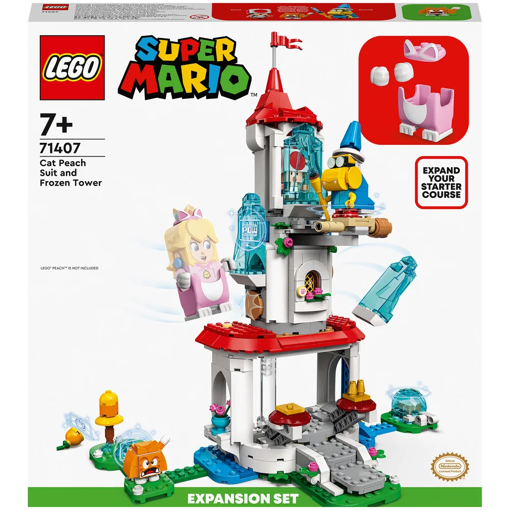 LEGO Super Mario Cat Peach Suit and Frozen Tower Expansion Set (71407) Image 1