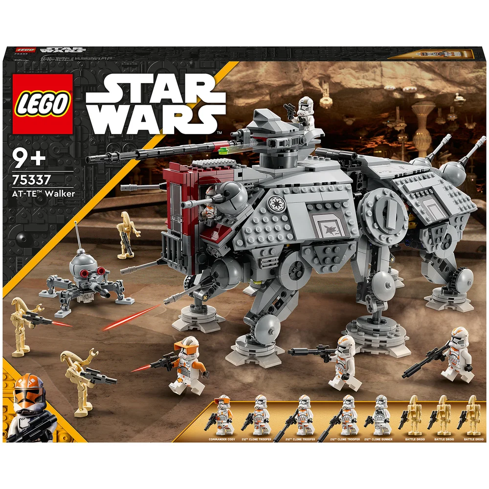 LEGO Star Wars: AT-TE Walker Set with Droid Figures (75337) Image 1