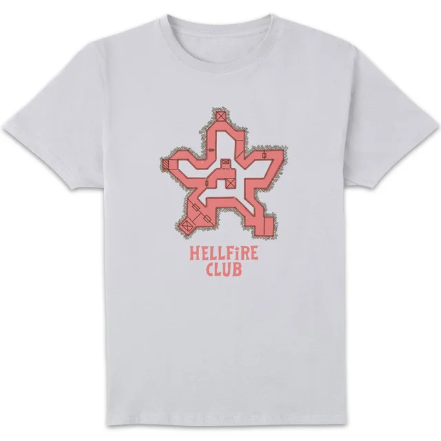 Stranger Things Map Unisex T-Shirt - White