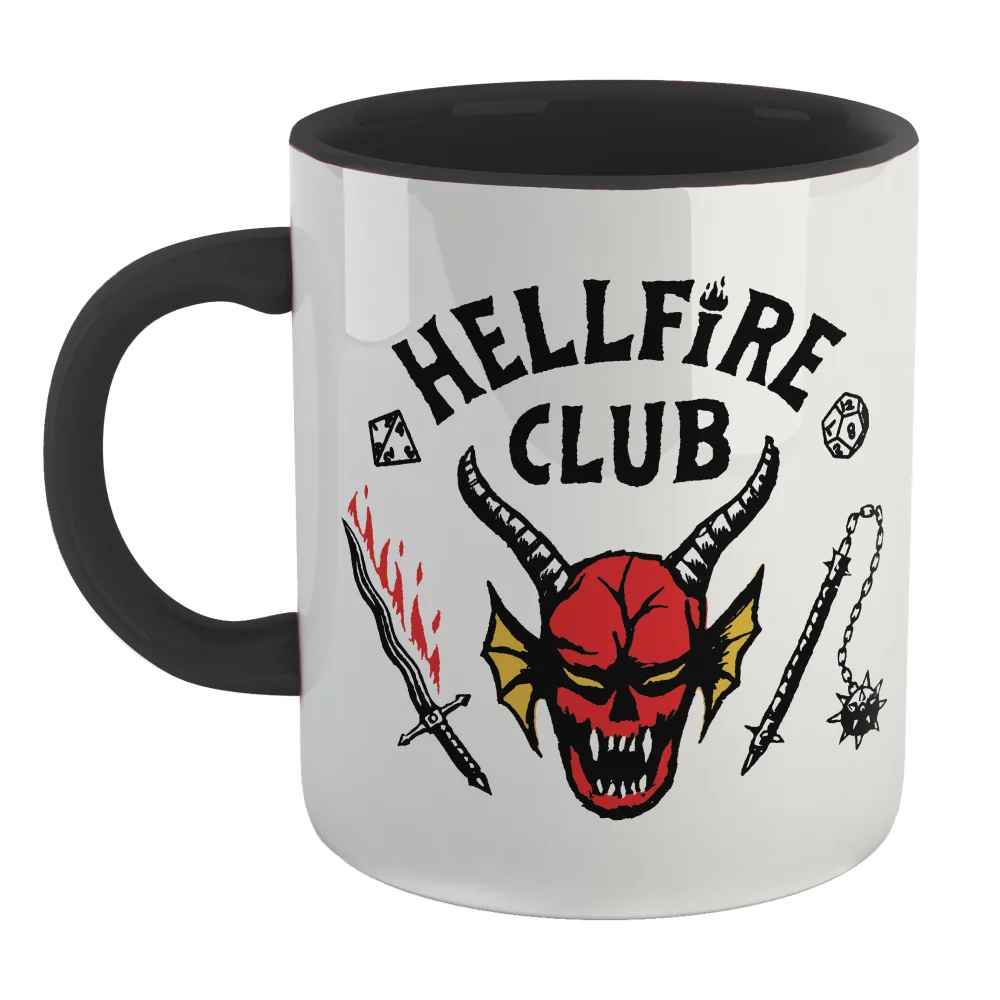Stranger Things Hellfire Club Mug - Black Image 1