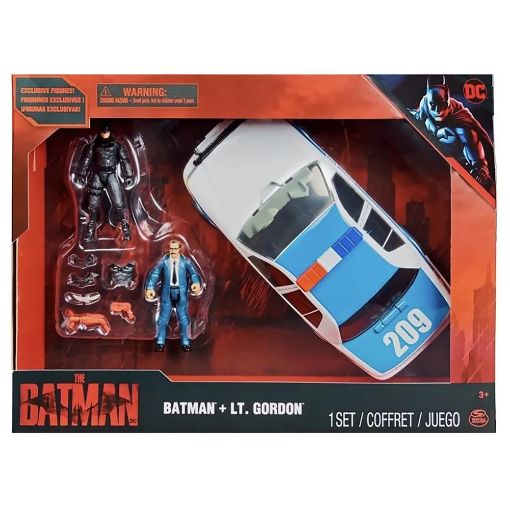 Spin Master The Batman Batman & Lt. Gordon 4 Inch Action Figure Box Set Image 1