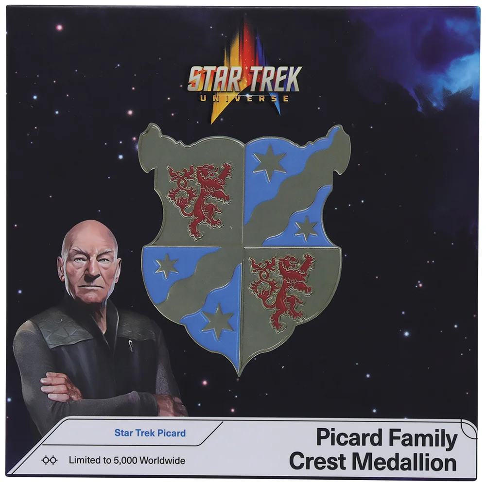 Fanattik Star Trek Picard Family Crest Limited Edition Medallion Image 1