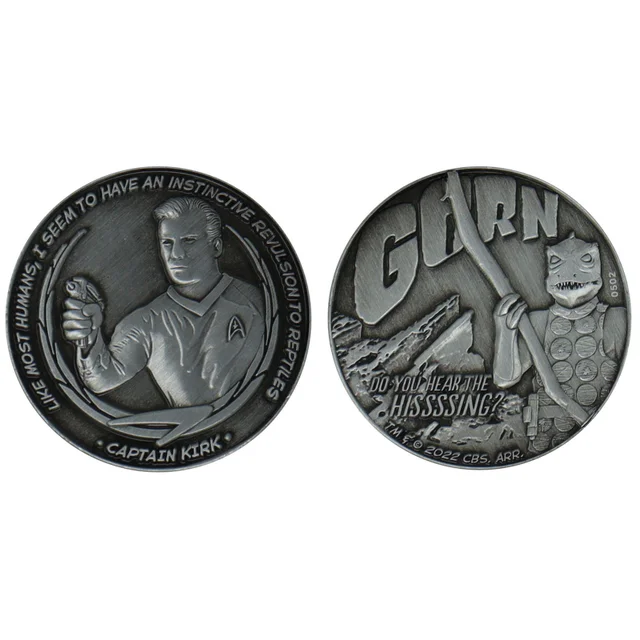 Fanattik Star Trek Captain Kirk and Gorn Limited Edition Collectible Coin