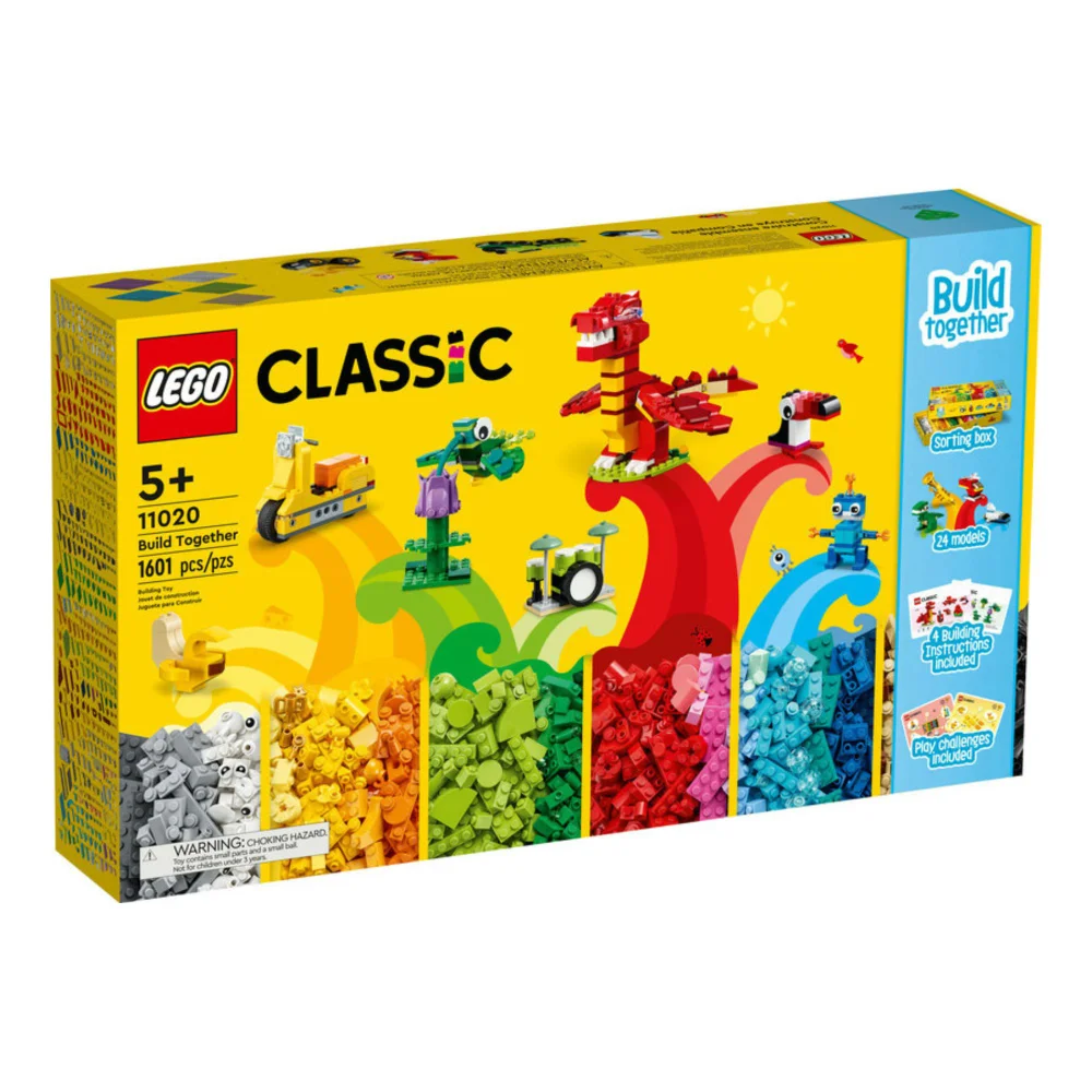LEGO Classic: Build Together Bricks & Base Plates Set (11020) Image 1