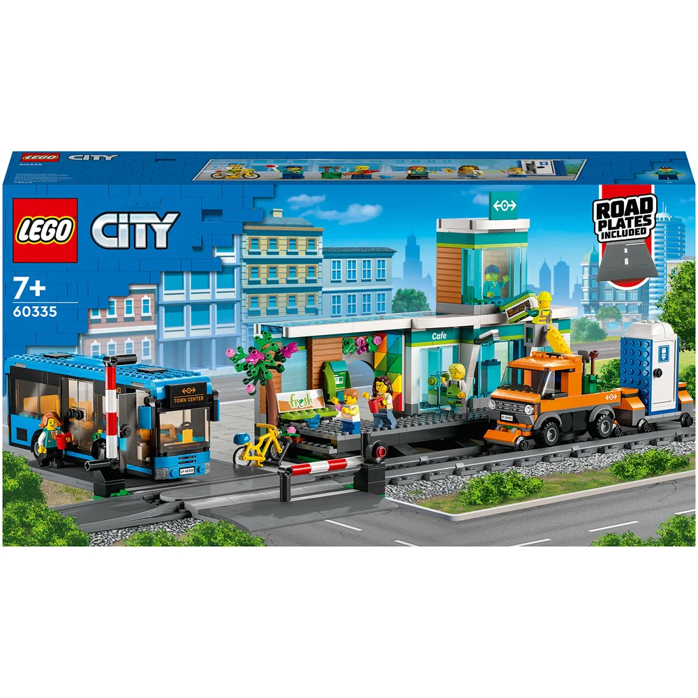 LEGO City: Train Station Set with Toy Bus and Tracks (60335) Image 1