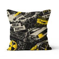 Back To The Future 1.21 Gigawatts Square Cushion - undefined undefined