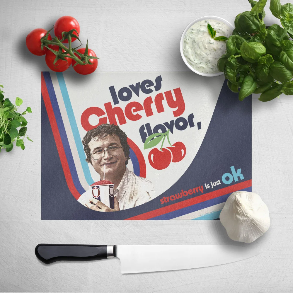 Stranger Things Cherry Flavour Chopping Board Image 1