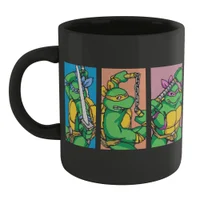 Teenage Mutant Ninja Turtles TMNT Characters Mug - Black