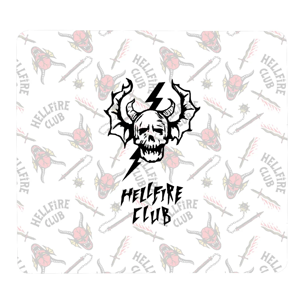 Stranger Things Hellfire Club Logo Gaming Mouse Mat - Small Image 1