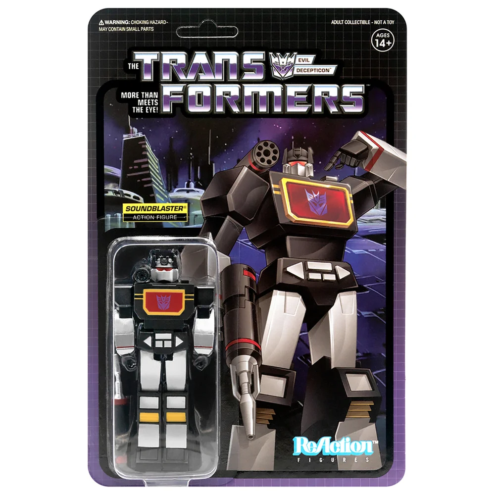 Super7 Transformers Reaction Figure - Soundblaster Image 1