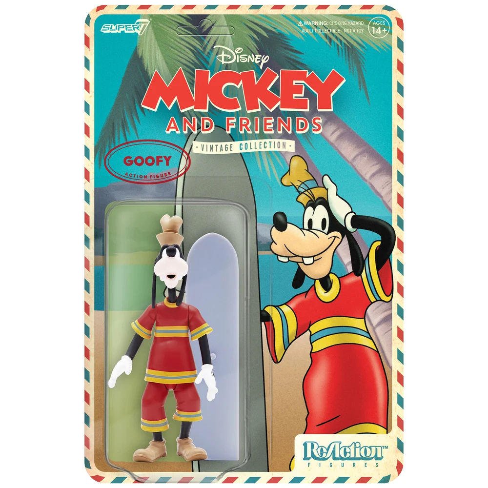 Super7 Disney Reaction Figure - Goofy (Hawaiian Holiday) Image 1