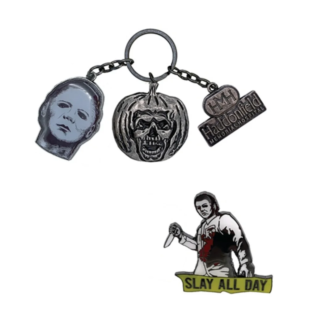 Factory Entertainment Halloween 2 - CHS Keychain And Pin Set Image 1