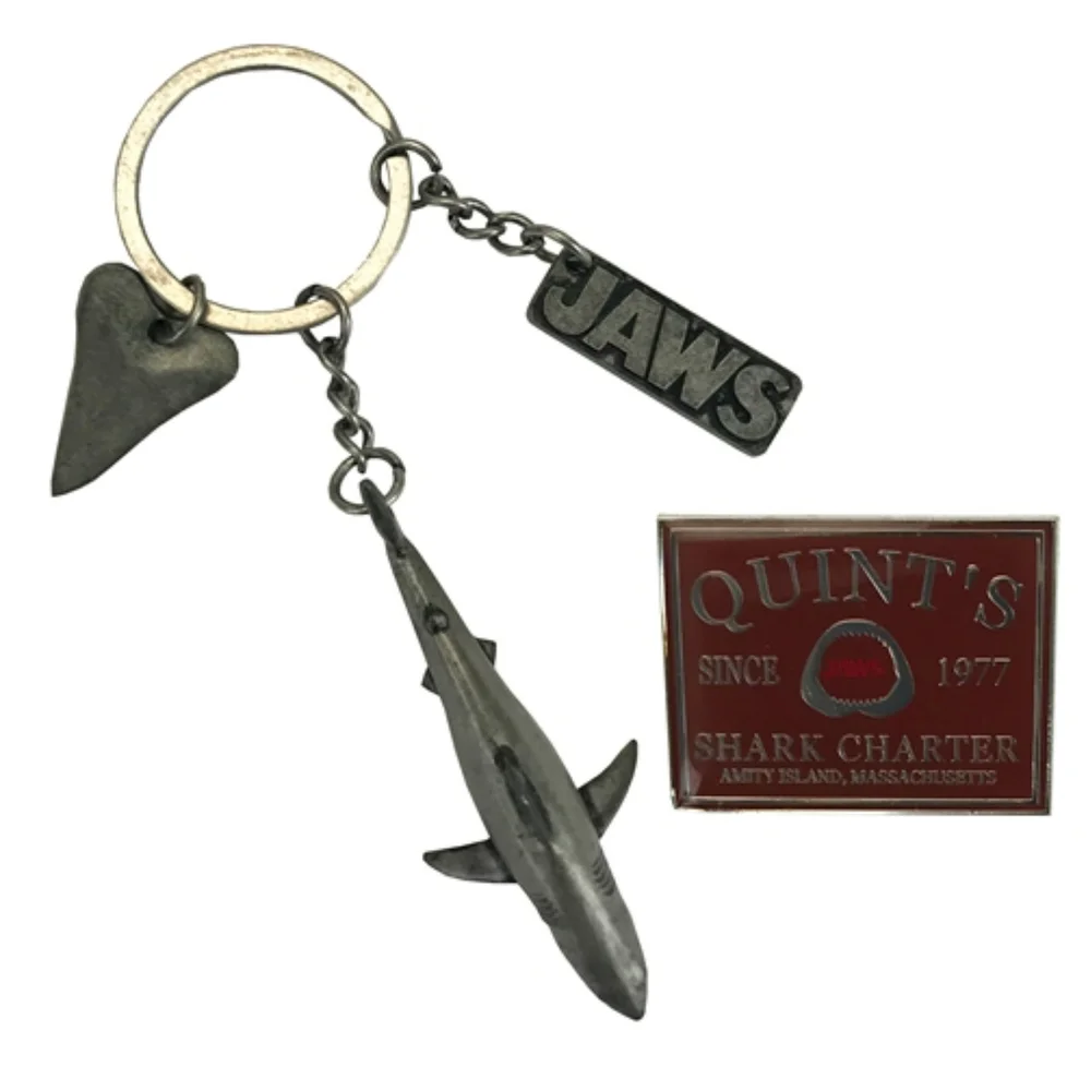 Factory Entertainment Jaws - CHS Keychain And Pin Set Image 1