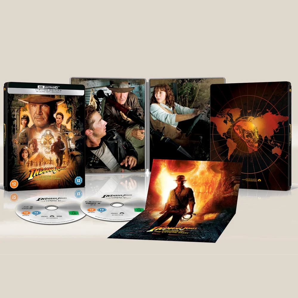 Indiana Jones and The Kingdom of The Crystal Skull 4K Ultra HD Steelbook (includes Blu-ray) Image 1