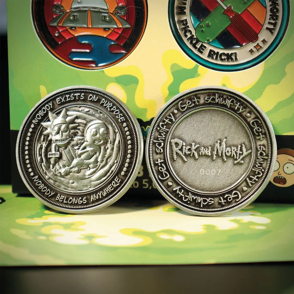 Dust! Ricky & Morty Limited Edition Collectible Coin Image 1